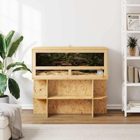 vidaXL Terrarium Καφέ 100 x 40 x 90 cm OSB