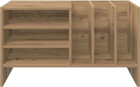 vidaXL Ντουλάπι δίσκων βινυλίου Artisan Oak 78,5 x 35 x 45 εκ
