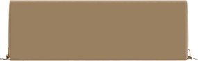 vidaXL Μαξιλάρι πλάτης SOEST 100% Πολυεστέρας Taupe 120 x 20 x 40 cm