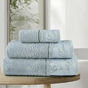 Πετσέτες Inverno (Σετ 3τμχ) Light Blue Nima Σετ Πετσέτες 70x140cm 100% Βαμβάκι