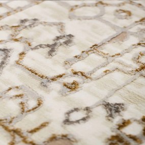Χαλί Διαδρόμου (80x150) Βιοκαρπέτ Senbrun 9311A White/Gold