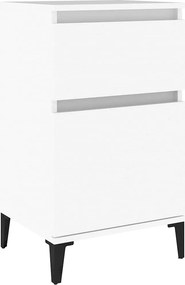 vidaXL Κομοδίνο Λευκό 40 x 35 x 70 εκ.