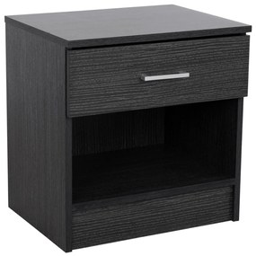 Κομοδίνο με 1 συρτάρι Laney Zebrano 45x35,5x47Υ εκ. 45x35.5x47 εκ.