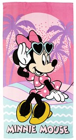 Παιδική Πετσέτα Θαλάσσης Microfiber (70x140) Dimcol Minnie 72 Coral