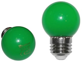 Adeleq Λάμπα Led Σφαιρικό Ε27 2W 230V Πράσινο 13-27025