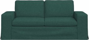 vidaXL Καναπές Σκούρο Πράσινο