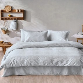 Μαξιλαροθήκες Posidonia 22 A (Σετ 2τμχ) Light Grey-Ecru Kentia 50Χ70 100% Cotton