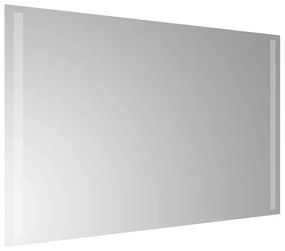 Καθρέφτης Μπάνιου με LED 80x50 εκ. - Διαφανές