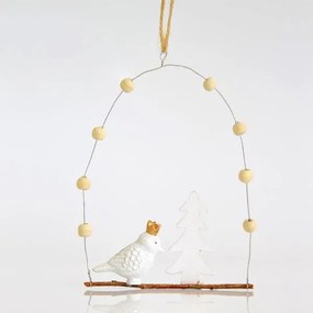 Magic Christmas Στολίδι Πουλάκι 10.5x14cm 600-42157