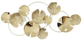 Διακοσμητικό τοίχου Lacy Inart μέταλλο σε χρυσή απόχρωση 118x57x5εκ