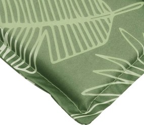 vidaXL Μαξιλάρι Ξαπλώστρας με Σχέδιο Φύλλων από Ύφασμα Oxford