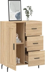 vidaXL Ντουλάπι Sonoma Δρυς 69,5 x 34 x 90 εκ. από Επεξεργασμένο Ξύλο