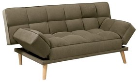 WOODWELL JAY Καναπές - Κρεβάτι Σαλονιού - Καθιστικού, Ύφασμα Καφέ 179x90x87cm Bed:179x110x48cm Ε9923,2