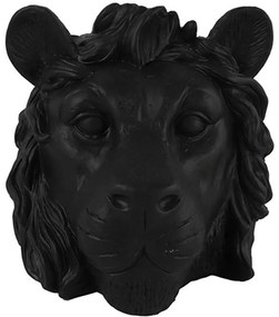 Διακοσμητικό Λιοντάρι 013.787826 20,5x18cm Black Ceramic