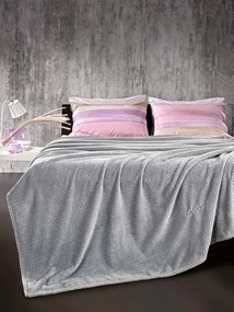 ΜΟΝΗ ΚΟΥΒΕΡΤΑ 160x220cm GUY LAROCHE ΜΑΞΙΛΑΡΙ ΦΙΓΟΥΡΑΣ - ROMBUS SILVER