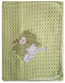 Κουβέρτα Κούνιας Πικέ 110x160εκ. Γατάκι 128 Dim Collection