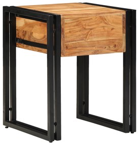 vidaXL Τραπέζι Ξύλινο 40x40x50 εκ. Μασίφ Ακακία
