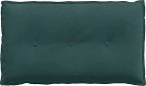 vidaXL Μαξιλάρι Πλάτης Σκούρο Πράσινο 80 x 50 x 19 cm