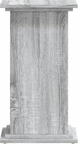 vidaXL Βάσεις Φυτών Γκρι Sonoma 33x33x60 εκ. Επεξεργασμένο Ξύλο