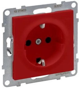 Μηχανισμός Πριζασιζας 2π+γ Ασφ Red  SEANO 765122 Legrand 765122