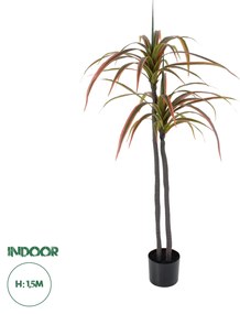 GloboStar® Artificial Garden DRAGON BLOOD TREE 20370 Τεχνητό Διακοσμητικό Φυτό Δράκαινα Υ150cm