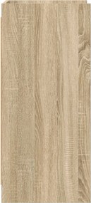 vidaXL Πλαϊνό γραφείο Sonoma Δρυς 40 x 36 x 80 εκ Επεξεργασμένο Ξύλο