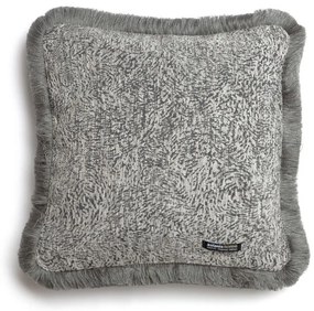 Μαξιλαροθήκη Διακοσμητική Parnassos Trimming Anthracite-Grey Aslanis Home 60Χ60 Βαμβάκι-Chenille