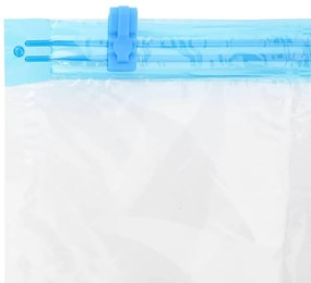 vidaXL Σακούλες αποθήκευσης κενού 5 pcs Διαφανής και μπλε 70 x 50 cm