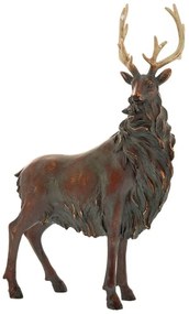 Διακοσμητικός Τάρανδος 87261 28x13,5x47,5cm Brown-Gold