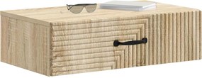 vidaXL Τραπεζάκι Τοίχου 59 x 34,5 x 17 εκ. Επεξεργασμένο Ξύλο