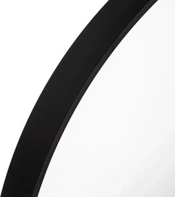 Καθρέπτης με μαύρο αλουμίνιο 80x80 εκ.