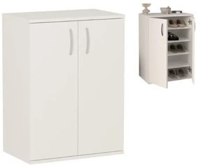 Παπουτσοθήκη - Ντουλάπι Manolo Megapap λευκό 60x38x81,4εκ. GP041-0084,1-GP041-0084,1-Λευκό GP041-0084,1