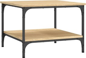 vidaXL Τραπεζάκι Σαλονιού Sonoma Δρυς 55 x 55 x 40 εκ. Επεξεργ. Ξύλο
