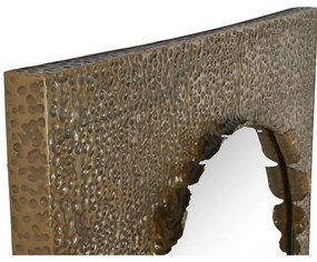 Τοίχο καθρέφτη Home ESPRIT Χρυσό Μέταλλο 80 x 6 x 180 cm