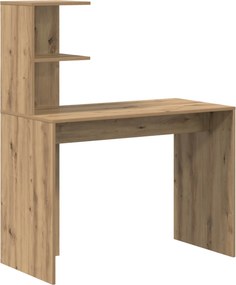vidaXL Γραφείο Artisan Oak 133.5 x 50 x 124 εκ. 2 τμχ.
