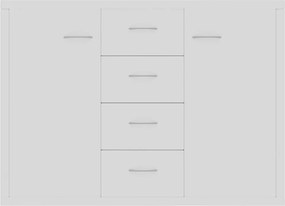 vidaXL Μπουφές Λευκός 88 x 30 x 65 εκ. από Επεξ. Ξύλο
