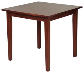 Τραπέζι NATURALE Καρυδί Ξύλο 80x80x74cm
