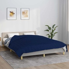 vidaXL Κουβέρτα Βαρύτητας Μπλε 200 x 220 εκ. 9 κ. Υφασμάτινη