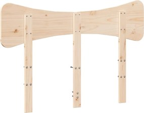 vidaXL Κεφαλάρι 120 εκ. από Μασίφ Ξύλο Πεύκου