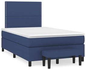 ΚΡΕΒΑΤΙ BOXSPRING ΜΕ ΣΤΡΩΜΑ ΜΠΛΕ 120X200 ΕΚ. ΥΦΑΣΜΑΤΙΝΟ 3136507