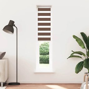 vidaXL Στόρι Ζέβρας Καφέ 40x200 εκ. Πλάτος Υφάσματος 35,9 εκ. Πολυεστέρας