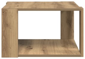 vidaXL Τραπεζάκι Καφέ Δρυς 51,5x51,5x30 cm Μηχανικής Ξυλείας