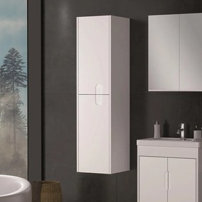 Hanging bathroom column ADA 35 White Matt Lacquer 35x33x138 cm. 35x33x138 εκ.