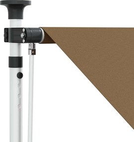 vidaXL Χειροκίνητη Ανακλινόμενη Σκίαση Μπεζ 350 cm