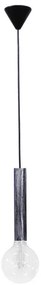 Κρεμαστό Φωτιστικό Οροφής 1xE27 S-42 Heronia Lighting-34-0187-Ασημί 34-0187