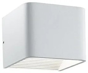 Απλίκα φωτιστικό τοίχου LED CLICK αλουμινίου λευκό Ideal Lux-51444-Λευκό 051444