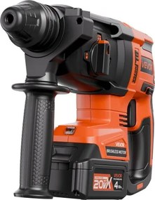 VEVOR 20V SDS-Plus Brushless Cordless Rotary Hammer Drill Kit 1200RPM 4 Function