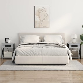 vidaXL Κομοδίνο Γκρι sonoma 41 x 31 x 51 εκ. Επεξεργασμένο ξύλο