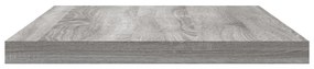 vidaXL Ράφια Τοίχου 8 τεμ. Γκρι Sonoma 40x20x1,5 εκ. Επεξεργ. Ξύλο