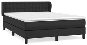 ΚΡΕΒΑΤΙ BOXSPRING ΜΕ ΣΤΡΩΜΑ ΜΑΥΡΟ 140X190ΕΚ.ΑΠΟ ΣΥΝΘΕΤΙΚΟ ΔΕΡΜΑ 3127307